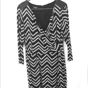 Nine West Dress, Dressy. Lined. Wrap top. Classy